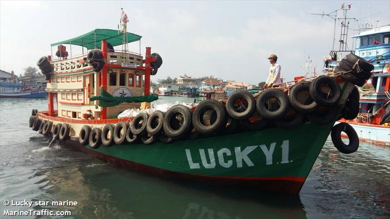 lucky 1 (Passenger ship) - IMO , MMSI 567001722, Call Sign HSB6671 under the flag of Thailand