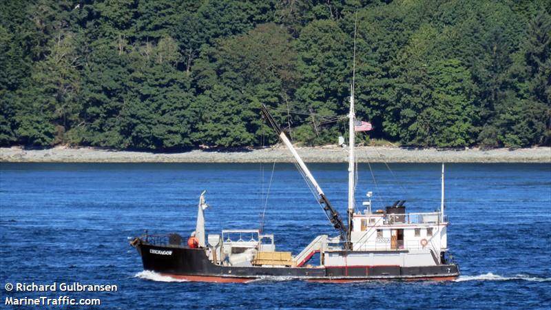 chichagof (Fishing Vessel) - IMO 7100421, MMSI 367131260, Call Sign WDD3431 under the flag of United States (USA)