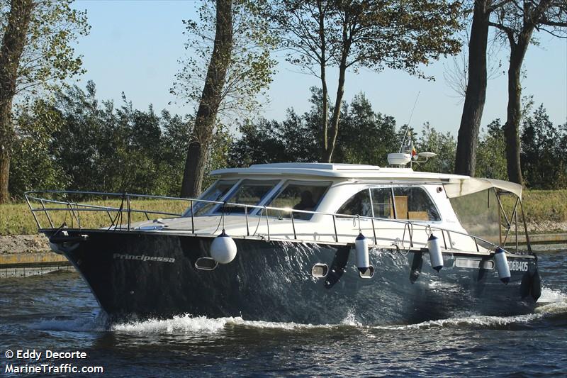principessa (Pleasure craft) - IMO , MMSI 205918710, Call Sign OR9187 under the flag of Belgium
