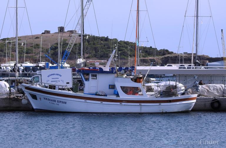 nikolaos-eirini (Fishing vessel) - IMO , MMSI 240406000, Call Sign SX6640 under the flag of Greece