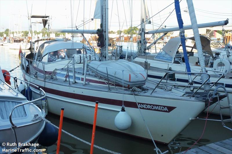 andromeda (Sailing vessel) - IMO , MMSI 211691470, Call Sign DJ7789 under the flag of Germany