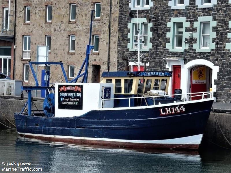 janreen lh144 (Fishing vessel) - IMO , MMSI 235094921, Call Sign 2HUG6 under the flag of United Kingdom (UK)