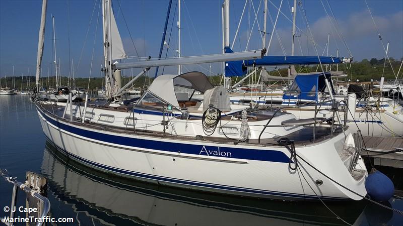 avalon (Sailing vessel) - IMO , MMSI 235113493, Call Sign 2IXC4 under the flag of United Kingdom (UK)
