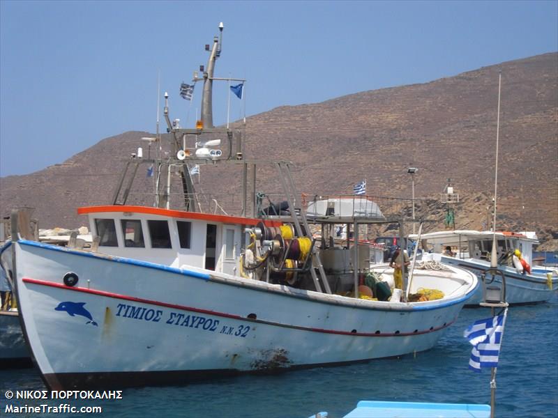 timios stayros (Fishing vessel) - IMO , MMSI 239123000, Call Sign SV8511 under the flag of Greece