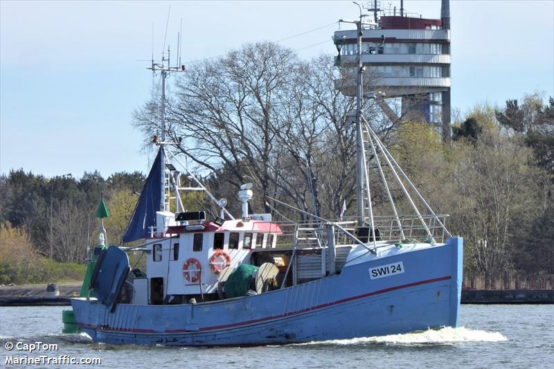 swi-24 (Fishing vessel) - IMO , MMSI 261013080, Call Sign SPS2662 under the flag of Poland