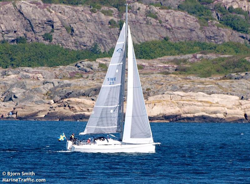 arcona 380 (Sailing vessel) - IMO , MMSI 265754870 under the flag of Sweden