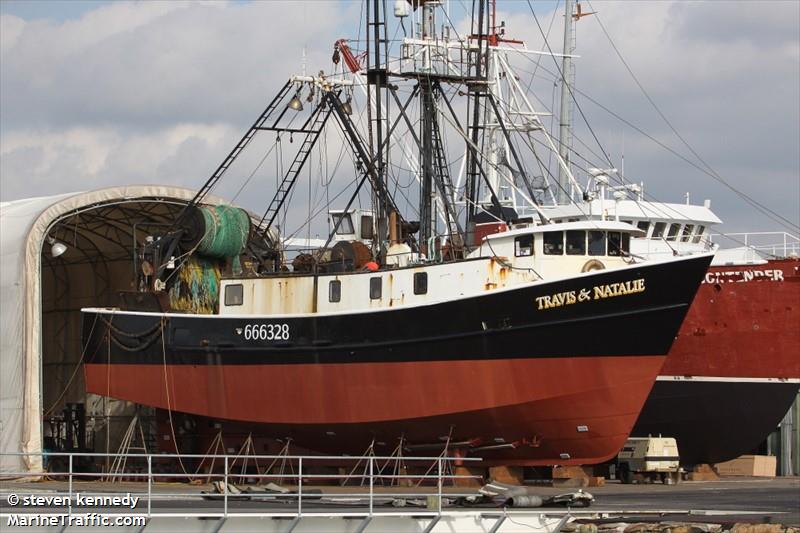 travis and natalie (Fishing vessel) - IMO , MMSI 367130870, Call Sign WSP7281 under the flag of United States (USA)
