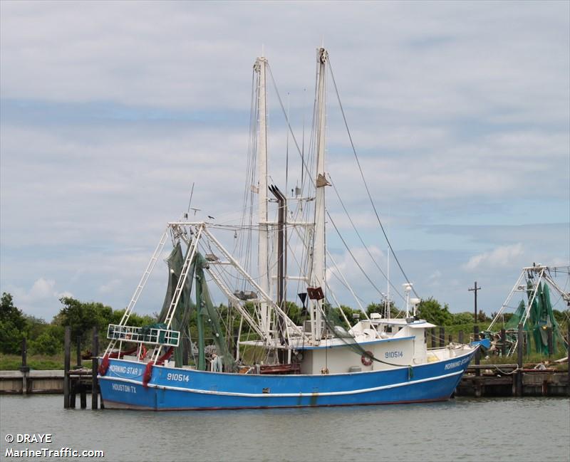 morning star ii (Fishing vessel) - IMO , MMSI 367183530, Call Sign WCX6189 under the flag of United States (USA)