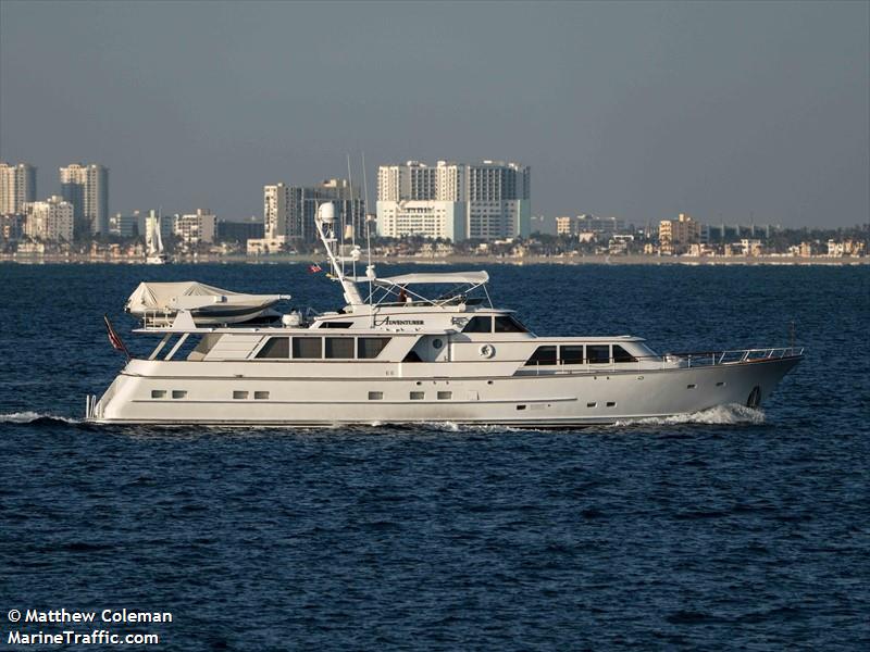 adventurer (Pleasure craft) - IMO , MMSI 367666520, Call Sign WDH9287 under the flag of United States (USA)