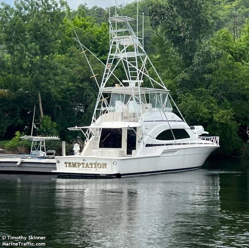 temptation (Pleasure craft) - IMO , MMSI 368014840, Call Sign WDJ8276 under the flag of United States (USA)