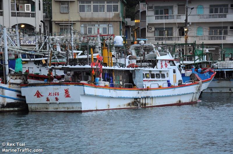 jin yih no 168 (Fishing vessel) - IMO , MMSI 416189900, Call Sign BK 7667 under the flag of Taiwan