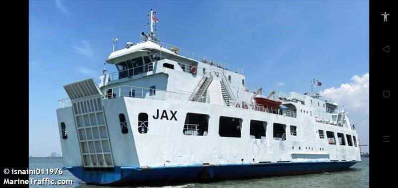 jax (-) - IMO , MMSI 457900525, Call Sign JVRL7 under the flag of Mongolia