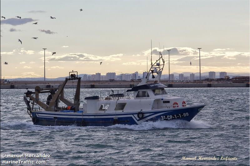 mari carmen arnandis (Fishing vessel) - IMO , MMSI 224171450 under the flag of Spain