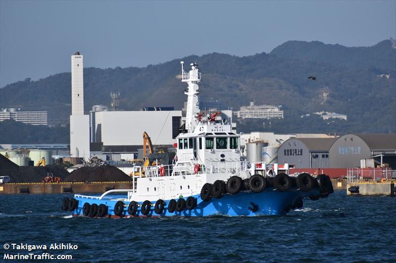 masuei maru no47 (Tug) - IMO , MMSI 431016542, Call Sign JD4870 under the flag of Japan