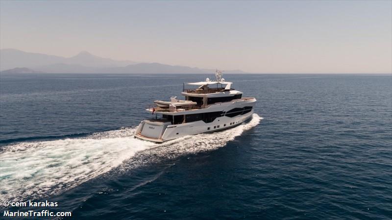 marla (Pleasure craft) - IMO , MMSI 271045866, Call Sign YMA7026 under the flag of Turkey