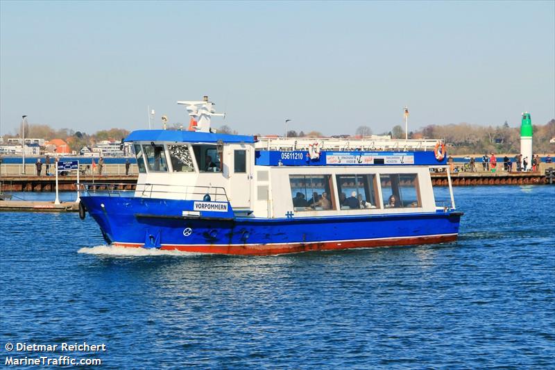 vorpommrn (Unknown) - IMO , MMSI 211381100, Call Sign DH7121 under the flag of Germany
