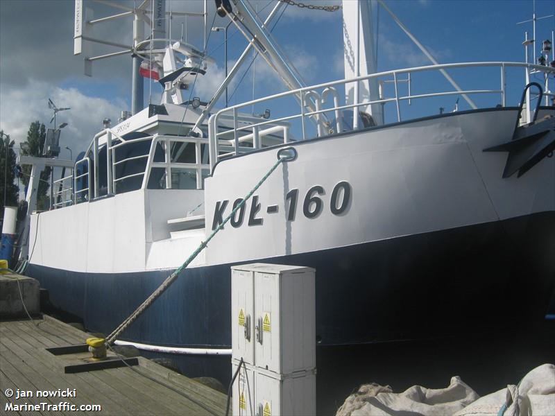kol-160 (Fishing vessel) - IMO , MMSI 261026380 under the flag of Poland