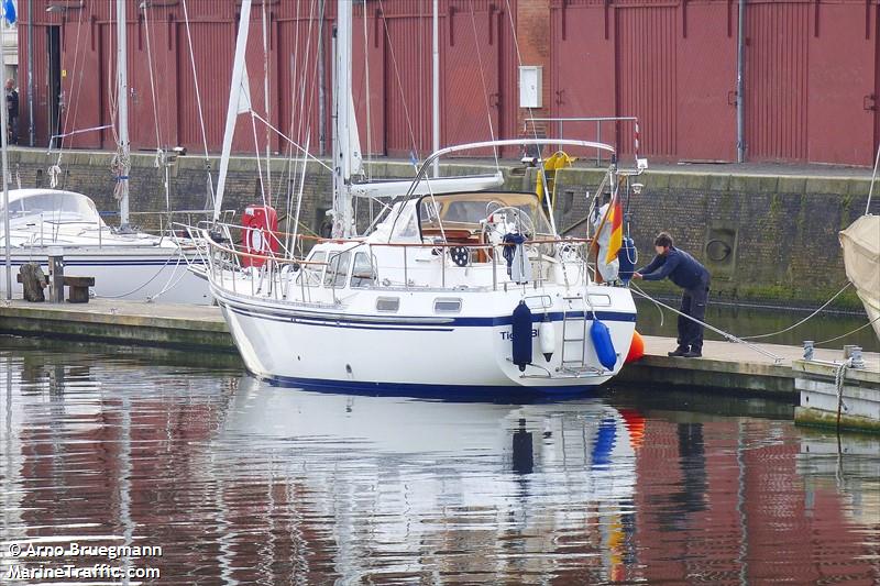 tiger blue (Sailing vessel) - IMO , MMSI 211193010, Call Sign DA4692 under the flag of Germany