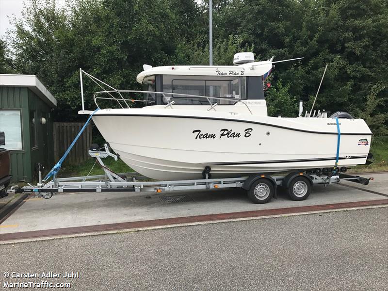 plan b (Pleasure craft) - IMO , MMSI 219016709, Call Sign XPE4080 under the flag of Denmark