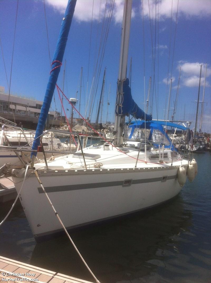 rebecca (Sailing vessel) - IMO , MMSI 227348050, Call Sign TL73873 under the flag of France