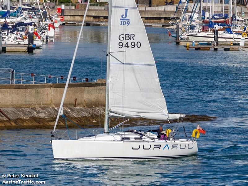 jura (Sailing vessel) - IMO , MMSI 235011558, Call Sign MASV2 under the flag of United Kingdom (UK)