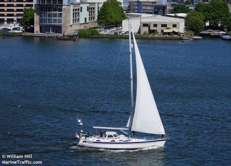 melanthe (Sailing vessel) - IMO , MMSI 244090553, Call Sign PF6126 under the flag of Netherlands