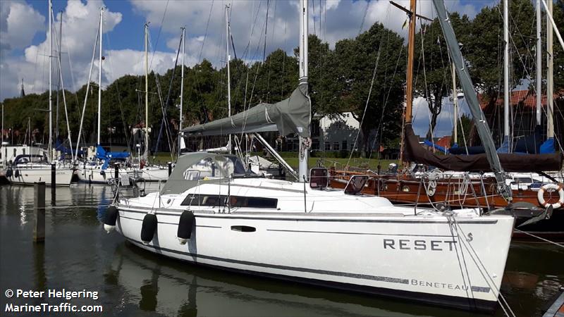 reset (Pleasure craft) - IMO , MMSI 244210290, Call Sign PI7837 under the flag of Netherlands