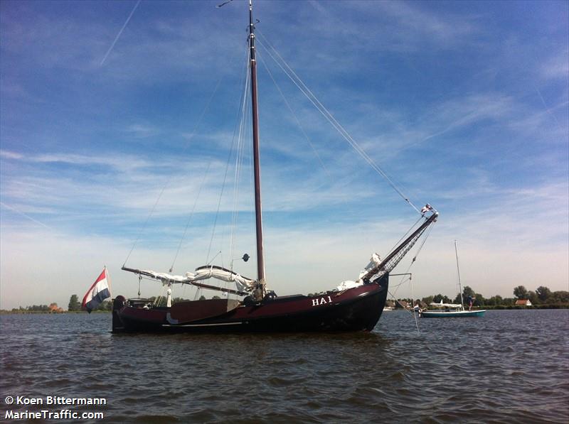 brandende liefde ha1 (Pleasure craft) - IMO , MMSI 244615160, Call Sign PH3722 under the flag of Netherlands