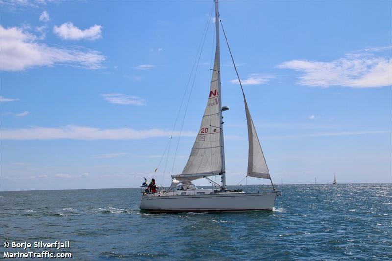 new light (Pleasure craft) - IMO , MMSI 265616430, Call Sign SD2395 under the flag of Sweden