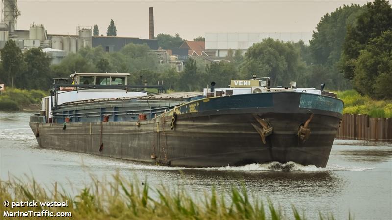 veni (Cargo ship) - IMO , MMSI 205545290, Call Sign OT5452 under the flag of Belgium