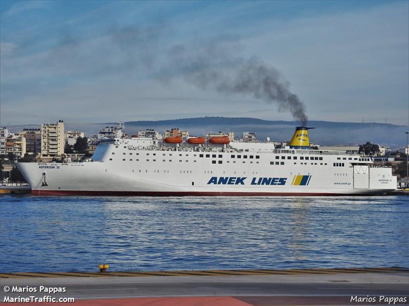 asterion ii (Passenger/Ro-Ro Cargo Ship) - IMO 8922163, MMSI 209262000, Call Sign 5BYX4 under the flag of Cyprus