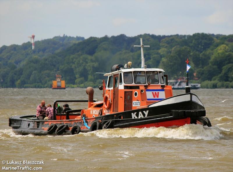 kay (Tug) - IMO , MMSI 211237960, Call Sign DD7116 under the flag of Germany