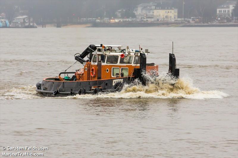 karin (Tug) - IMO , MMSI 211557750, Call Sign DC5536 under the flag of Germany