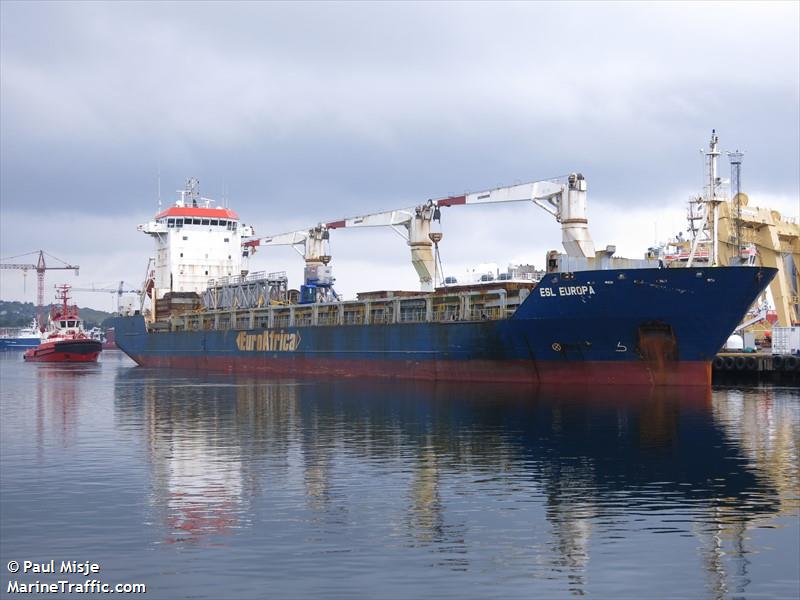 esl europa (General Cargo Ship) - IMO 9333553, MMSI 212667000, Call Sign 5BJF4 under the flag of Cyprus