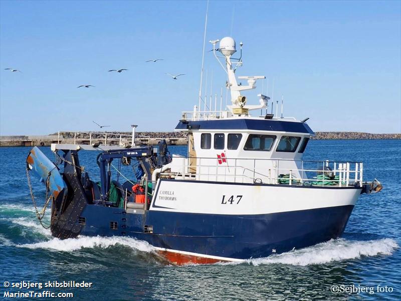 l47 camilla (Fishing vessel) - IMO , MMSI 219024411, Call Sign OXDP under the flag of Denmark