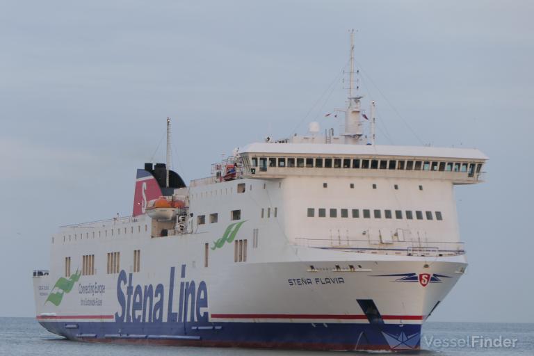 stena flavia (Passenger/Ro-Ro Cargo Ship) - IMO 9417919, MMSI 219560000, Call Sign OWOD2 under the flag of Denmark
