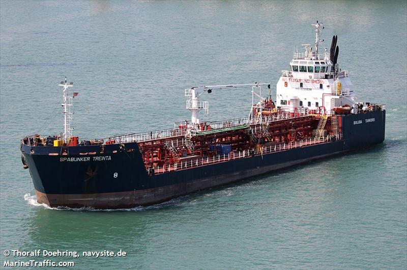 spabunker treinta (Bunkering Tanker) - IMO 9296638, MMSI 224142890, Call Sign ECIK under the flag of Spain