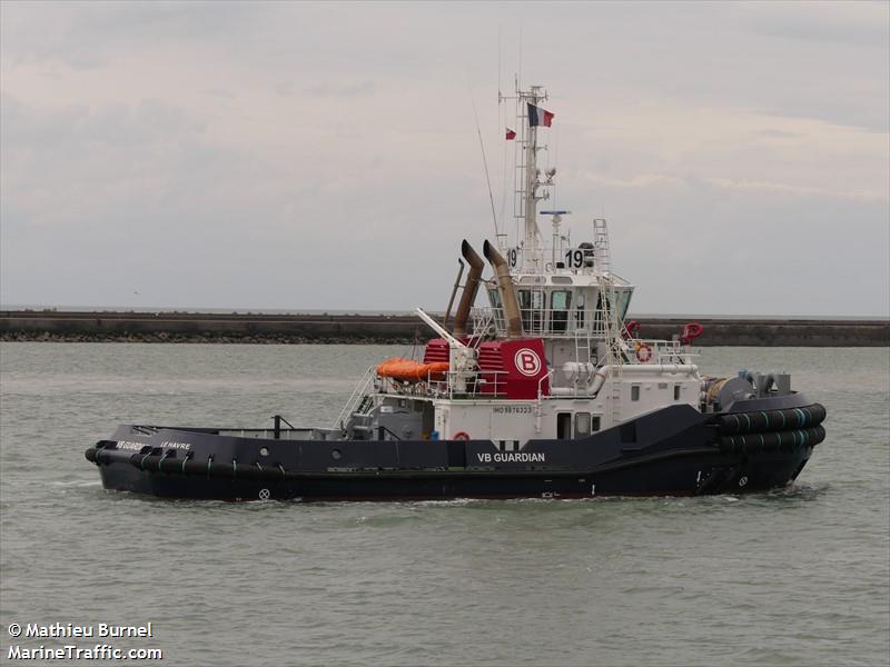 vb guardian 19 (Tug) - IMO 9876323, MMSI 228373800, Call Sign FLWR under the flag of France