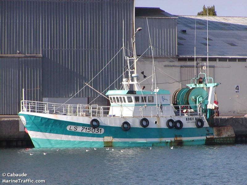 fv eden roc ii (Fishing vessel) - IMO , MMSI 228888000, Call Sign FHMY under the flag of France