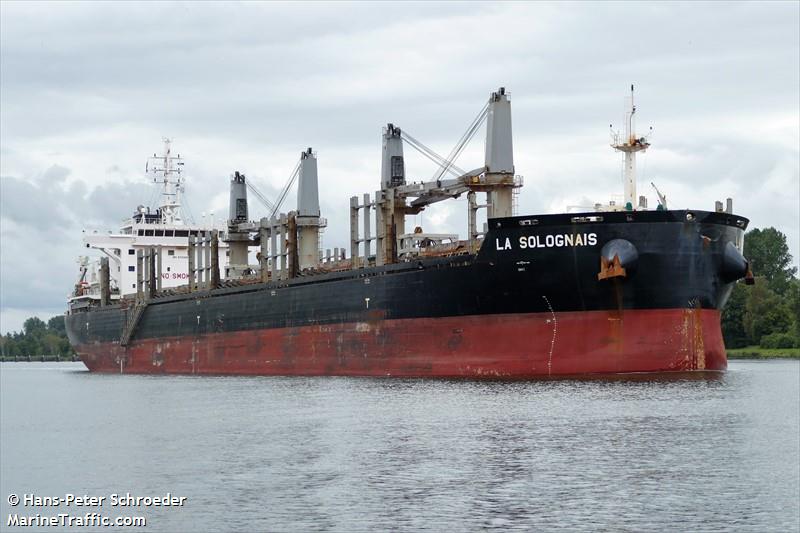 la solognais (Bulk Carrier) - IMO 9733258, MMSI 229758000, Call Sign 9HA3583 under the flag of Malta