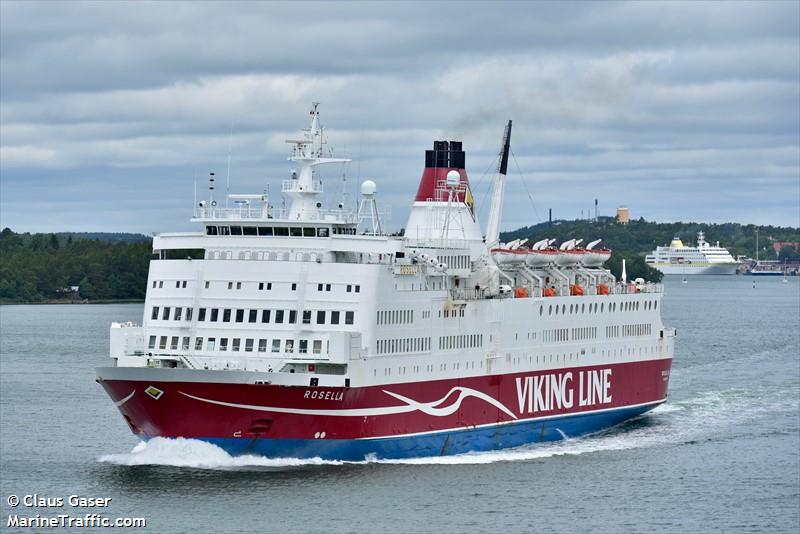 rosella (Passenger/Ro-Ro Cargo Ship) - IMO 7901265, MMSI 230180000, Call Sign OIKR under the flag of Finland