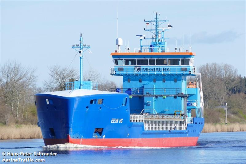 eeva vg (General Cargo Ship) - IMO 9769104, MMSI 230663000, Call Sign OJRM under the flag of Finland
