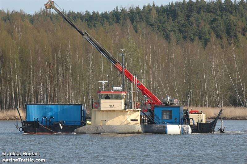 noko (Dredging or UW ops) - IMO , MMSI 230937650, Call Sign OJMT under the flag of Finland