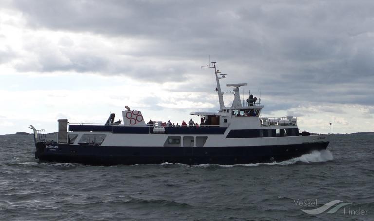 kokar (Passenger/Ro-Ro Cargo Ship) - IMO 6721022, MMSI 230994870, Call Sign OGTX under the flag of Finland