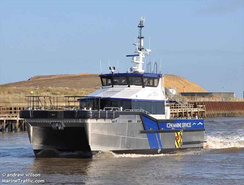 iceni defender (HSC) - IMO , MMSI 232005975, Call Sign MAND2 under the flag of United Kingdom (UK)