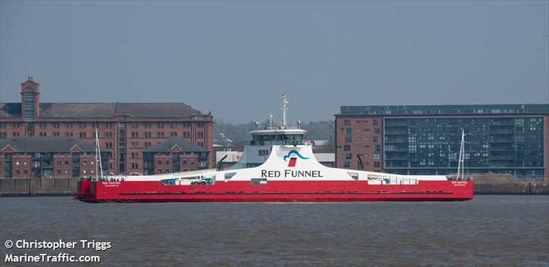 red kestrel (Ro-Ro Cargo Ship) - IMO 9847645, MMSI 232019192, Call Sign MEGW6 under the flag of United Kingdom (UK)