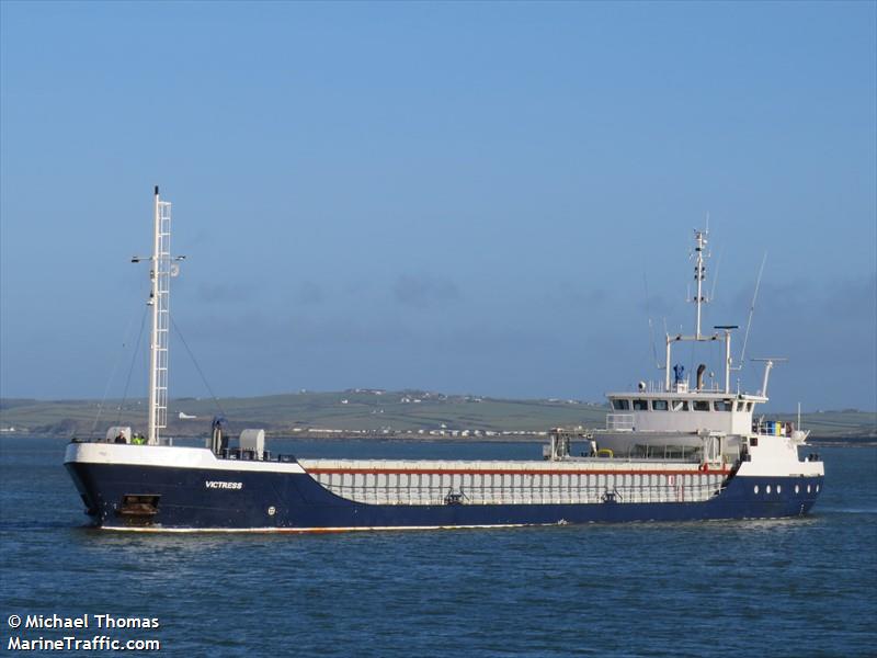 victress (General Cargo Ship) - IMO 9137208, MMSI 235008290, Call Sign MGMT3 under the flag of United Kingdom (UK)