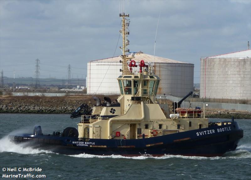 svitzer bootle (Tug) - IMO 9286683, MMSI 235013782, Call Sign MCSV5 under the flag of United Kingdom (UK)