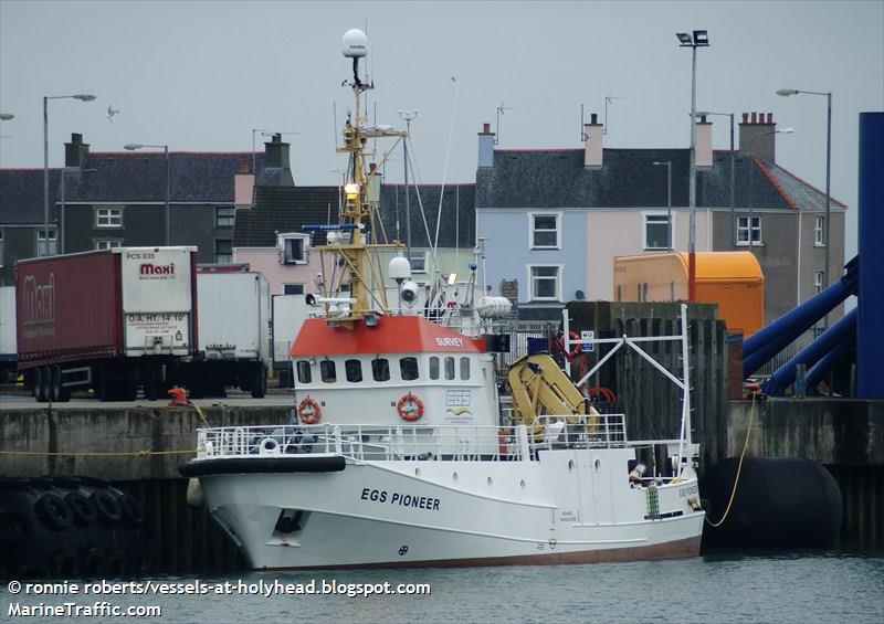 egs pioneer (Research Vessel) - IMO 7382926, MMSI 235084947, Call Sign 2EGS9 under the flag of United Kingdom (UK)