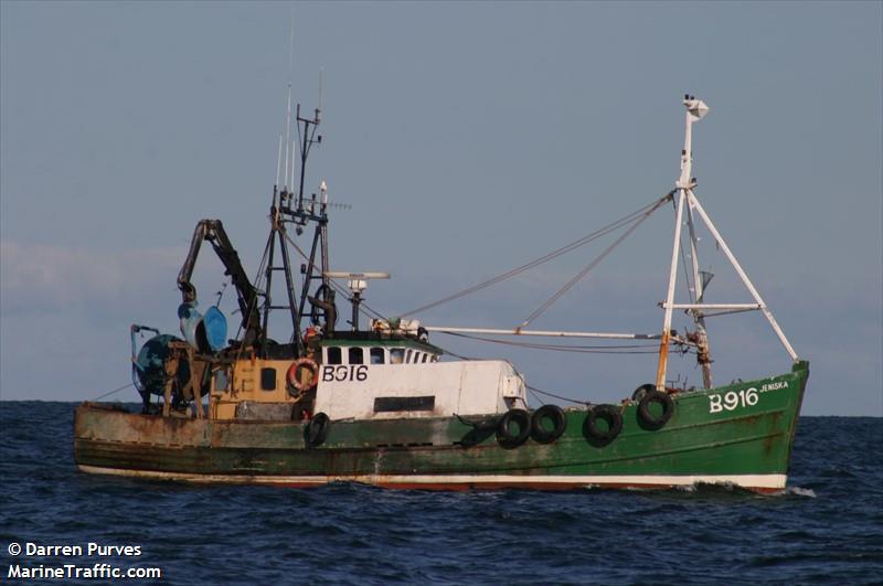 jeniska (Fishing vessel) - IMO , MMSI 235085294, Call Sign 2EHY3 under the flag of United Kingdom (UK)